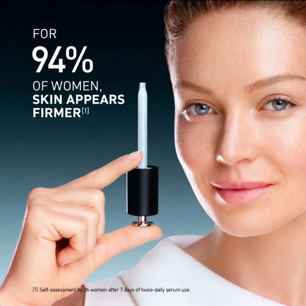 Filorga firming serum results with 94% of women reporting firmer-looking skin